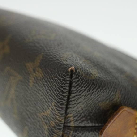 LOUIS VUITTON Monogram Pochette Cosmetic PM Cosmetic Pouch M47515 LV Auth 51146 - Picture 15 of 16